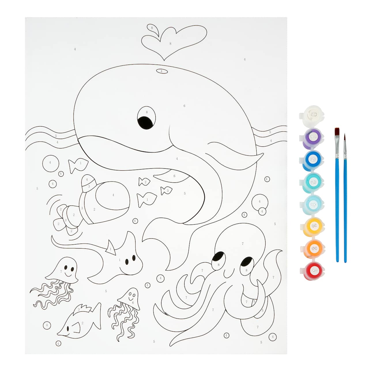 12 Pack: Sea Life Paint by Number Kit by Creatology&#x2122;